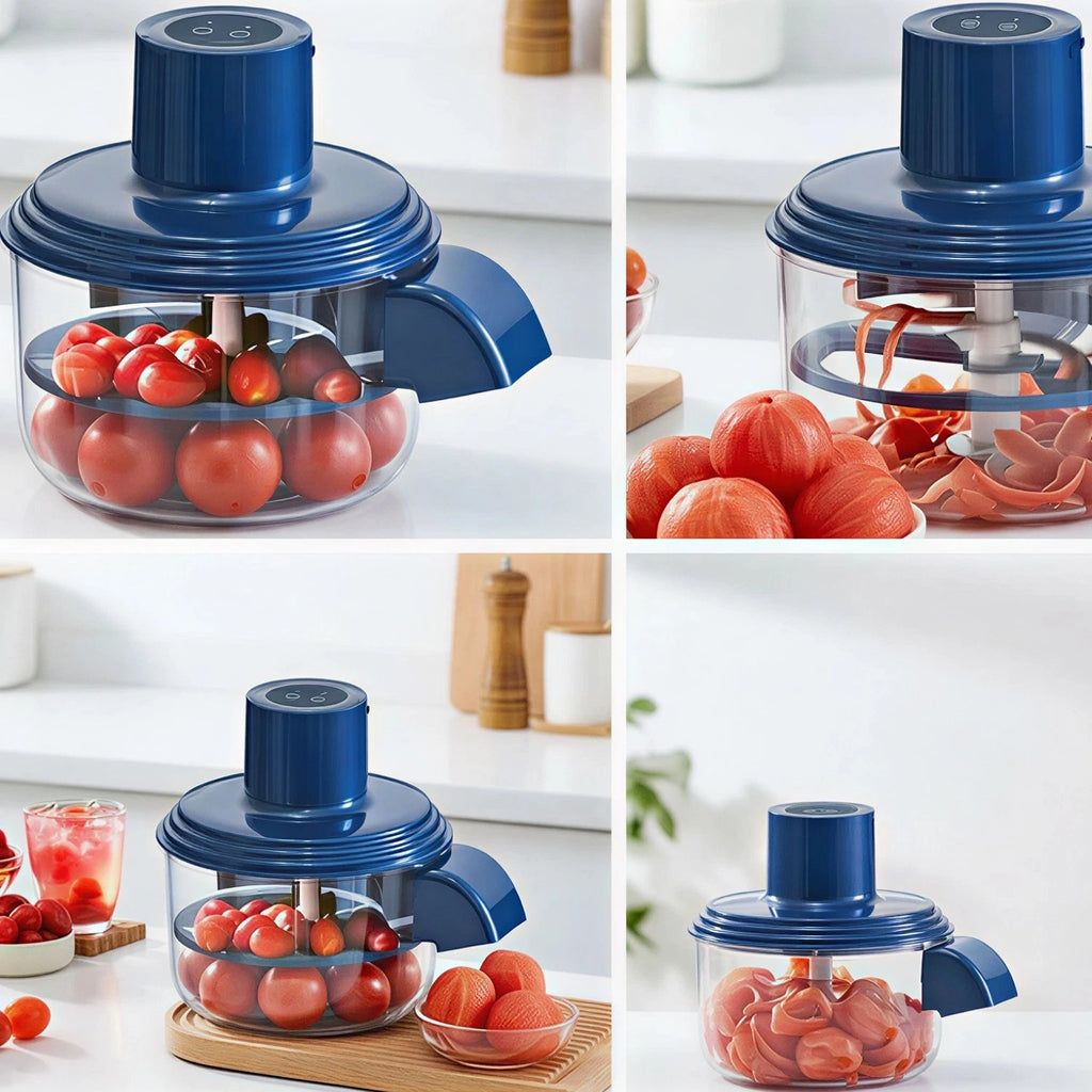 USB Rechargeable Electric Peeler Automatic Fruit & Veggie Peeling Tool Portable