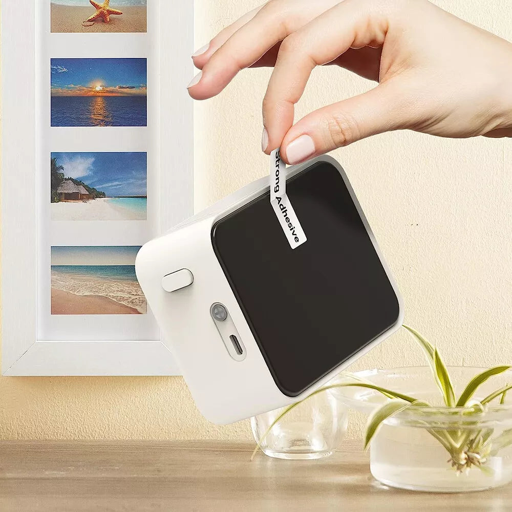 Label Maker Machine with Tape Portable Sticker Barcode Bluetooth Thermal Printer